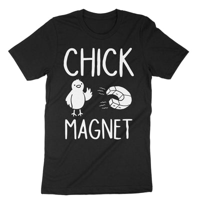 Black Chick Magnet T-Shirt#color_black