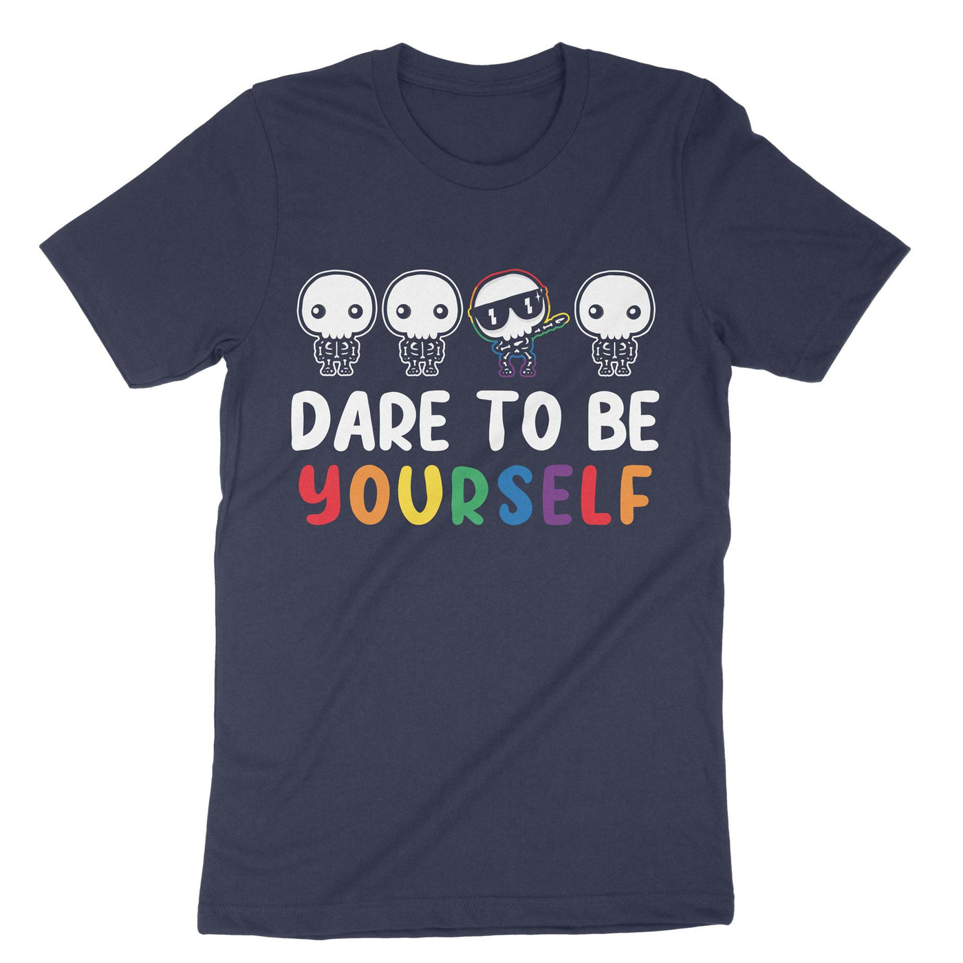 Navy Dare Be Yourself T-Shirt#color_navy