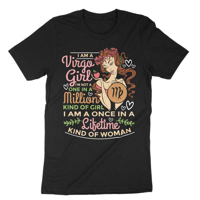 Black Im A Virgo Girl T-Shirt#color_black