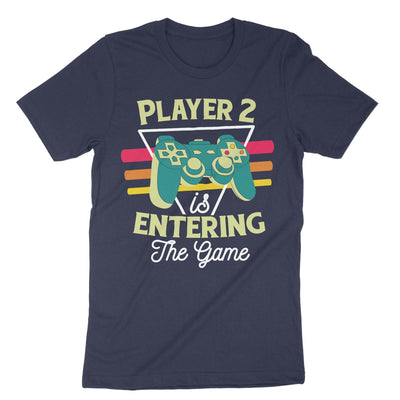 Navy Player 2 Is Entering The Game T-Shirt#color_navy