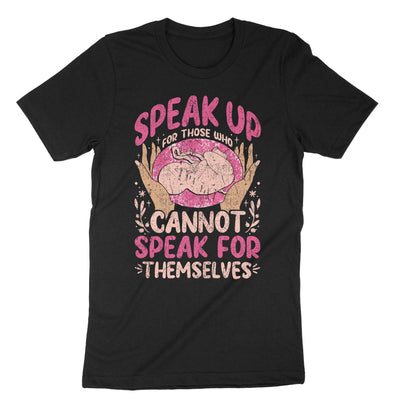 Black Pro Life Shirt Pray For The Unborn T-Shirt#color_black