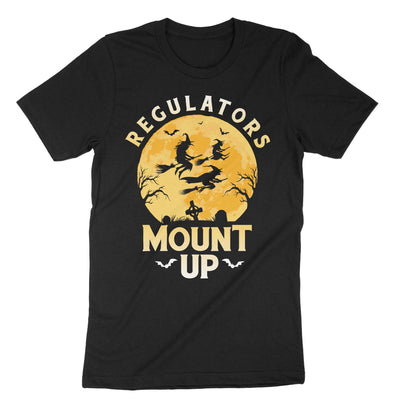 Black Regulators Mount Up T-Shirt#color_black
