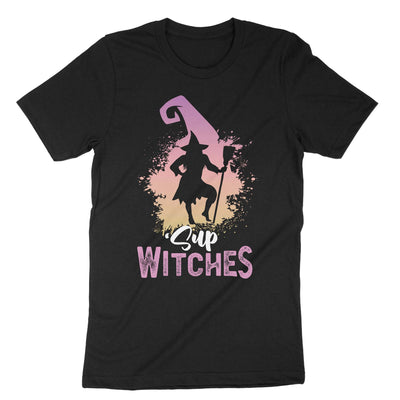 Black Sup Witches T-Shirt#color_black