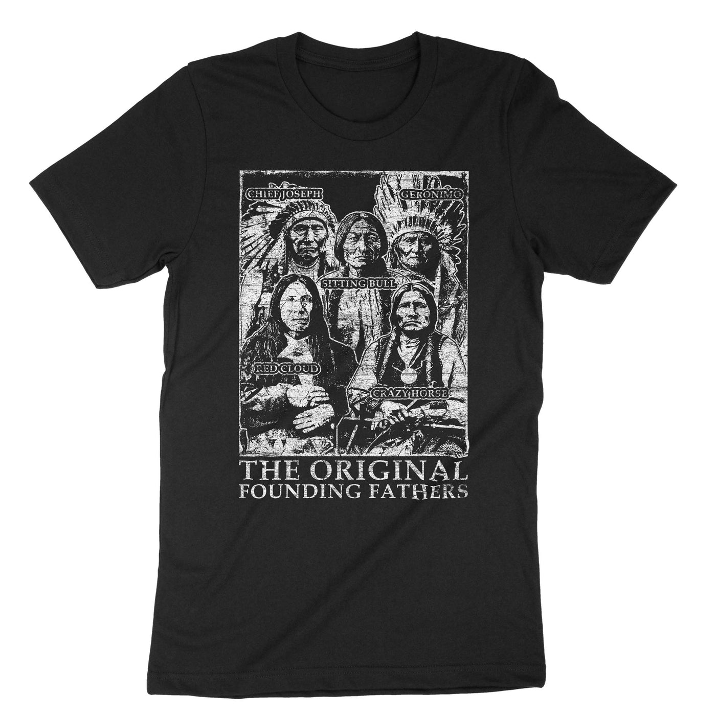 Black The Original Founding Fathers T-Shirt#color_black