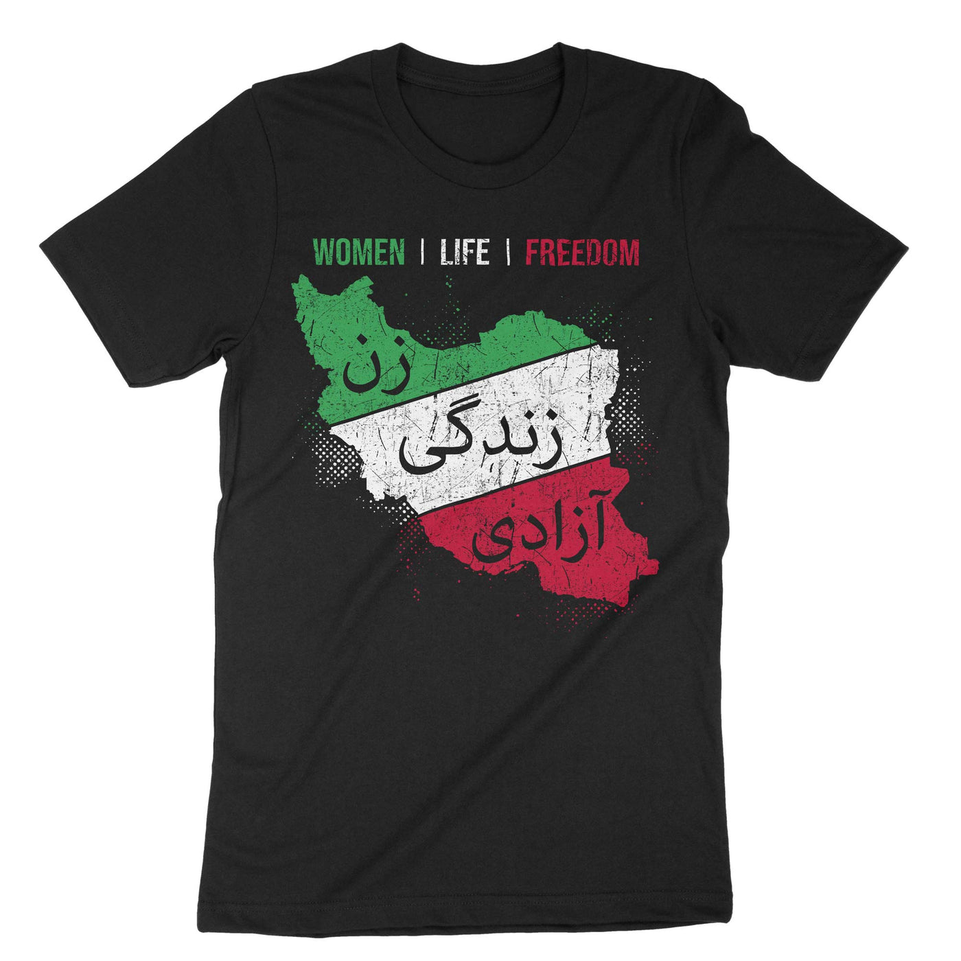 Black Women Life Freedom T-Shirt#color_black