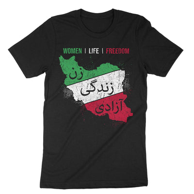Black Women Life Freedom T-Shirt#color_black