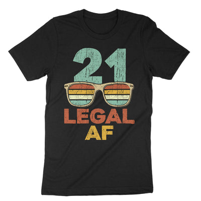 Black 21 Legal Af T-Shirt#color_black