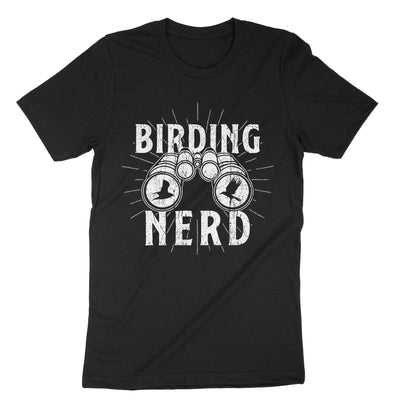 Black Birder Nerd T-Shirt#color_black