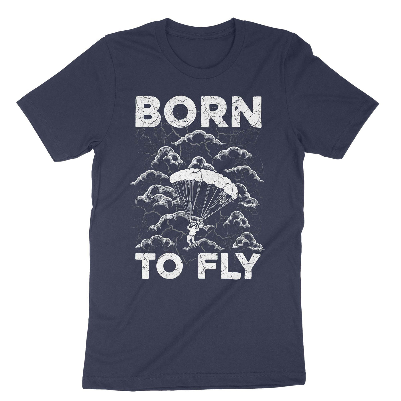 Navy Born To Paraglide T-Shirt#color_navy