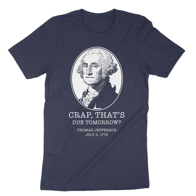 Navy Crap Thats Due Jefferson T-Shirt#color_navy