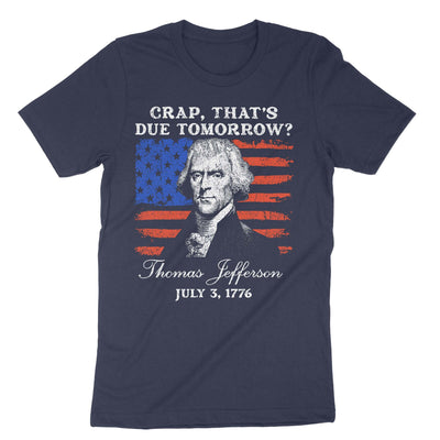 Navy Crap Thats Due Tomorrow T-Shirt#color_navy