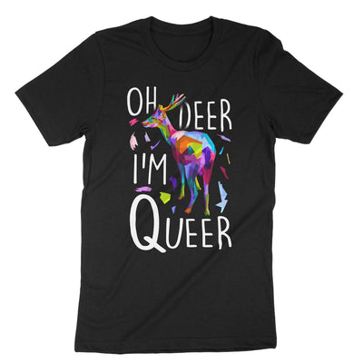 Black Deer Queer T-Shirt#color_black