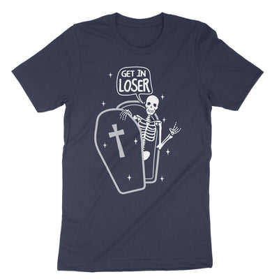 Navy Get In Loser T-Shirt#color_navy