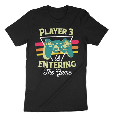 Black Player 3 Is Entering The Game T-Shirt#color_black