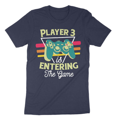 Navy Player 3 Is Entering The Game T-Shirt#color_navy