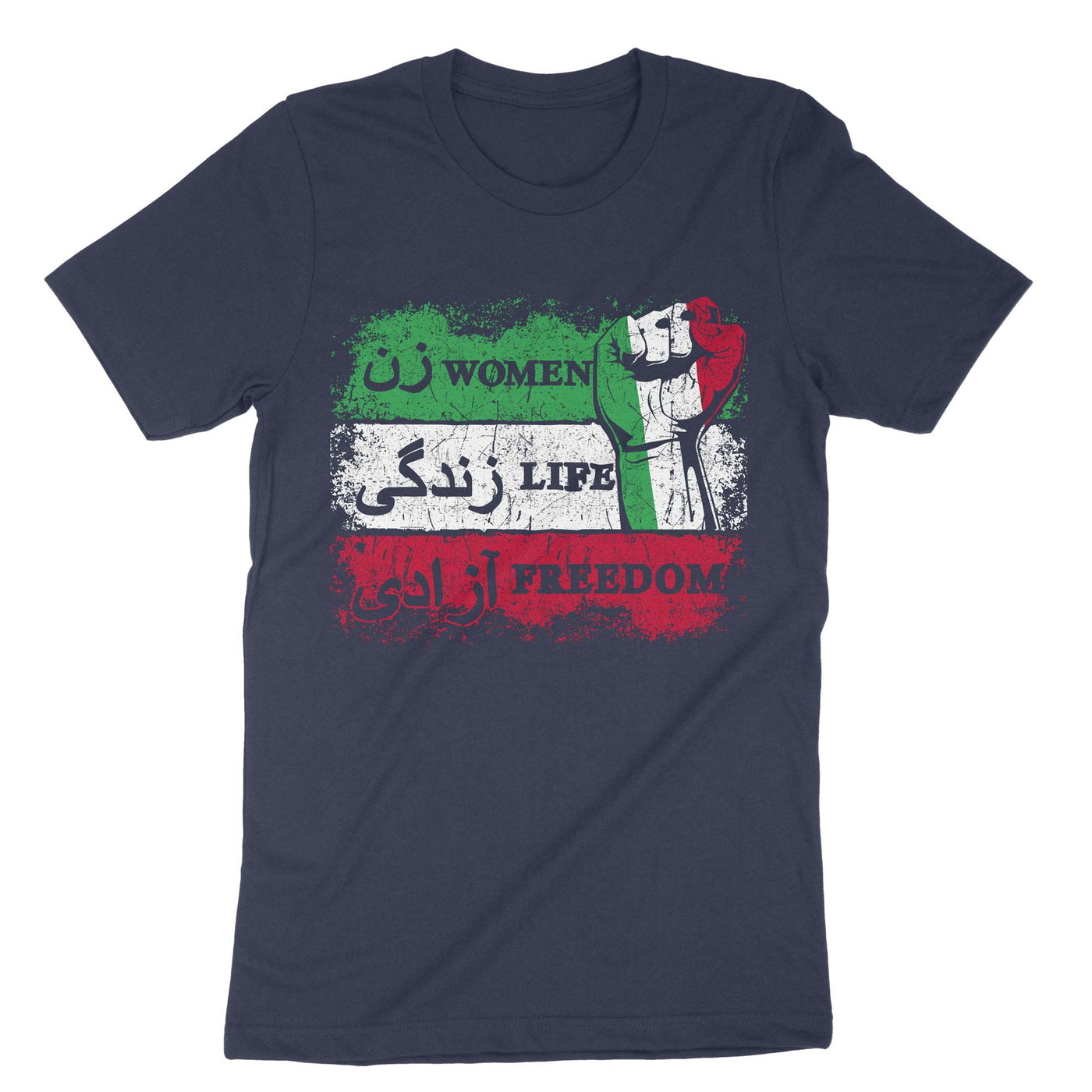 Navy Women Life Freedom T-Shirt#color_navy