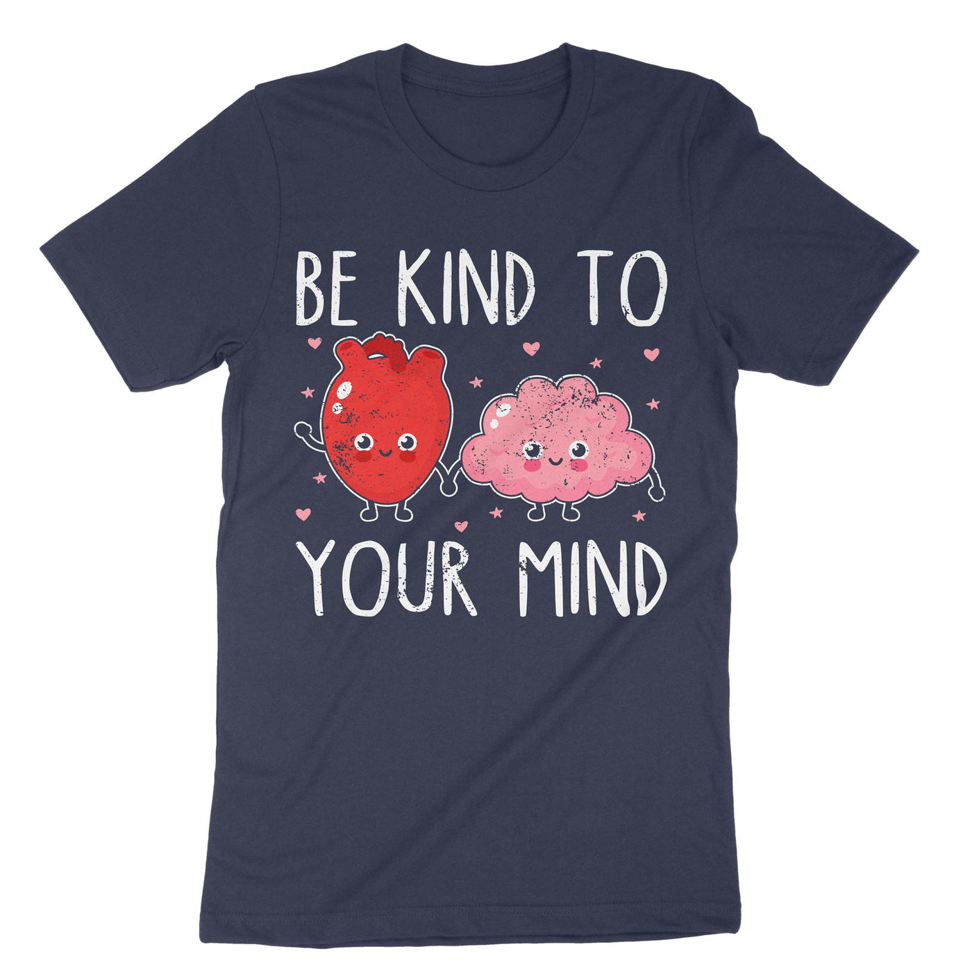 Navy Be Kind To Your Mind T-Shirt#color_navy