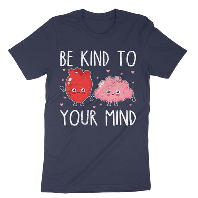 Navy Be Kind To Your Mind T-Shirt#color_navy