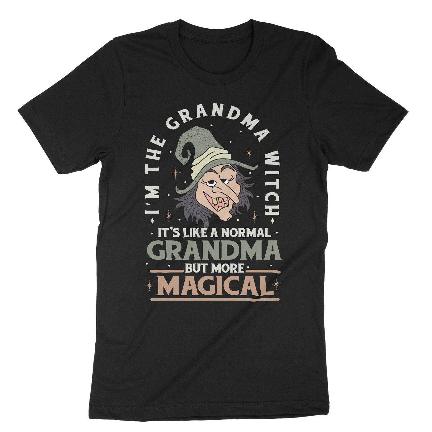 Black Im The Grandma Witch T-Shirt#color_black