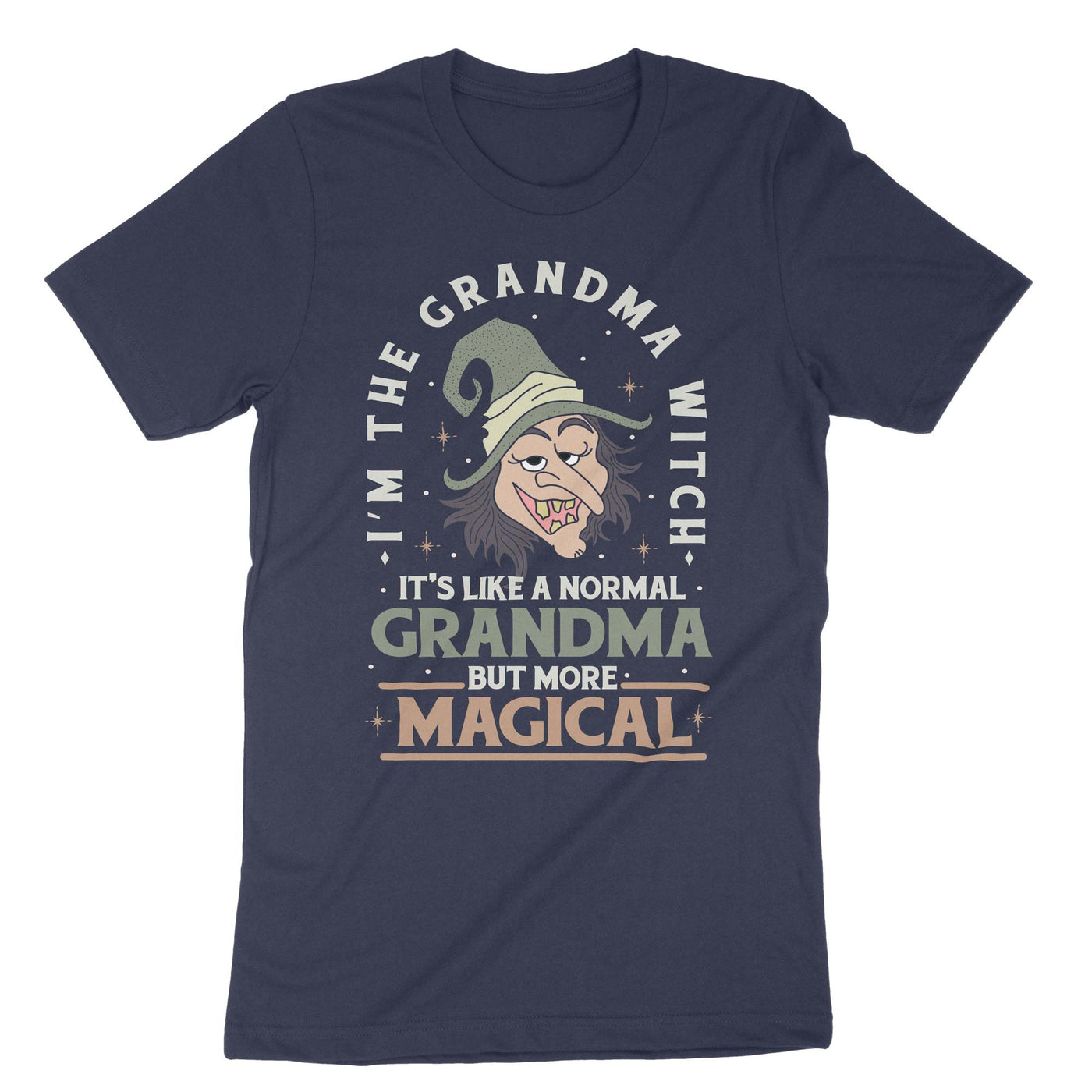 Navy Im The Grandma Witch T-Shirt#color_navy