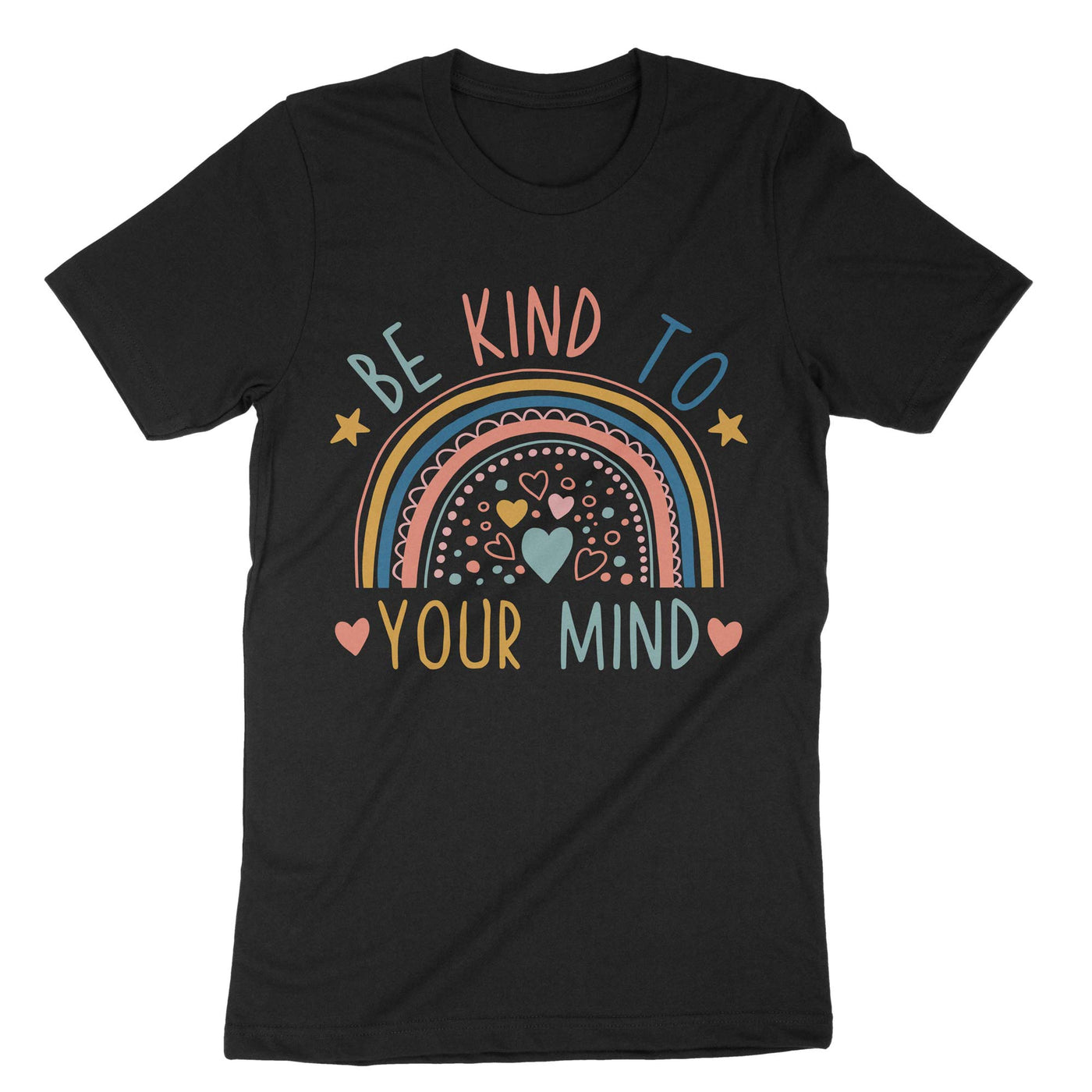 Black Be Kind To Your Mind T-Shirt#color_black
