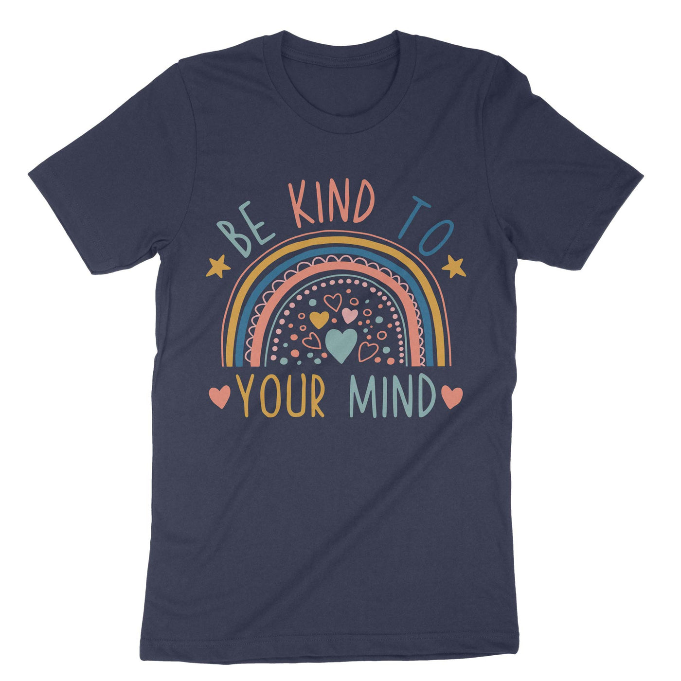 Navy Be Kind To Your Mind T-Shirt#color_navy