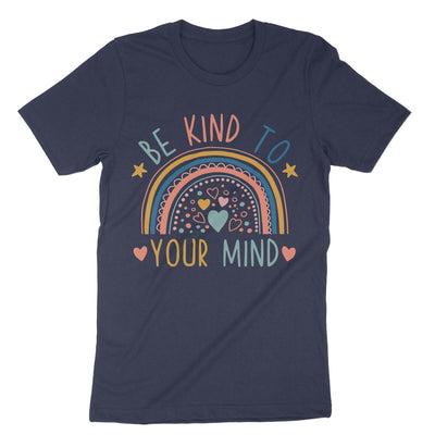 Navy Be Kind To Your Mind T-Shirt#color_navy