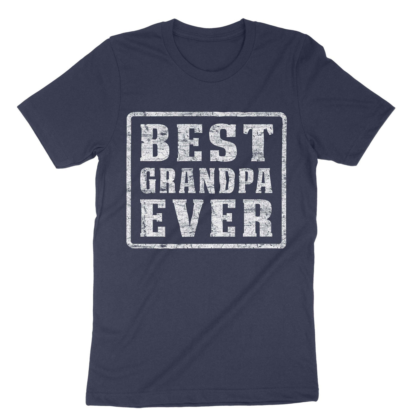 Navy Best Grandpa Ever T-Shirt#color_navy