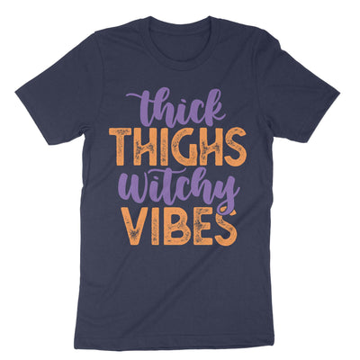 Navy Thick Thighs Witchy Vibes T-Shirt#color_navy