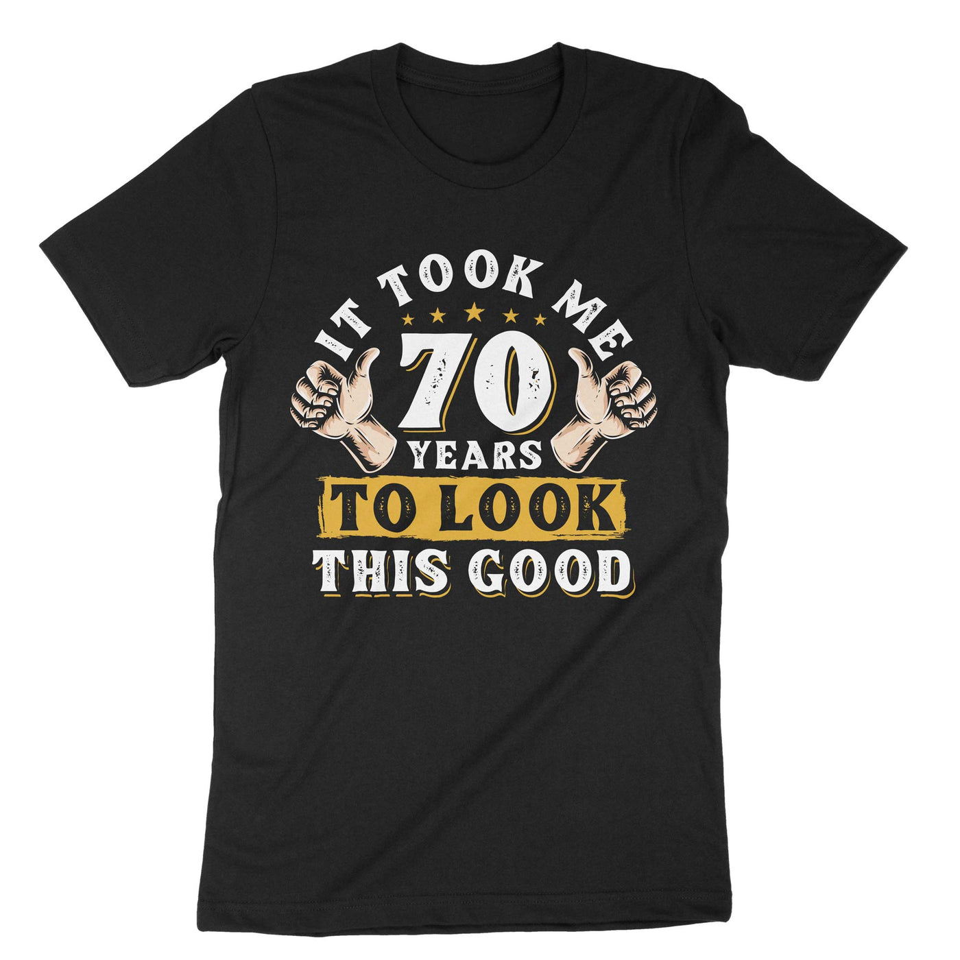 Black 70 Look Good T-Shirt#color_black