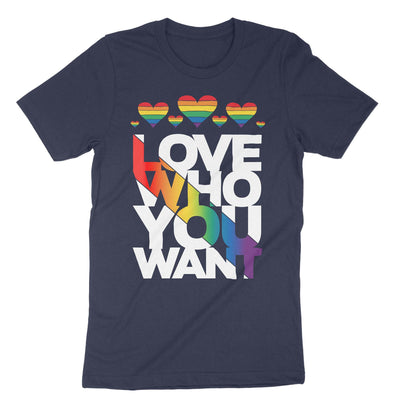 Navy Lgbt Love Who T-Shirt#color_navy