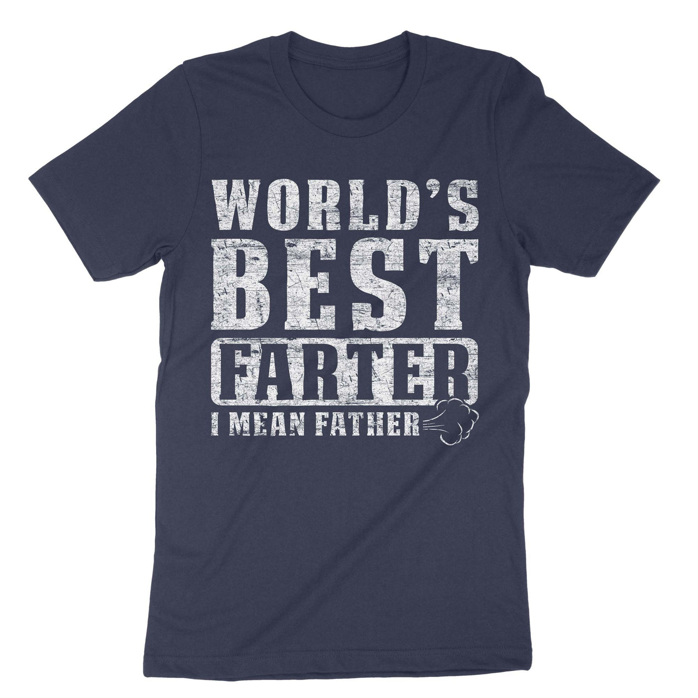 Navy World's Best Farter T-Shirt#color_navy