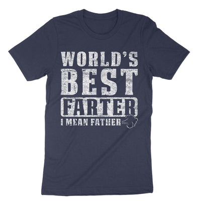 Navy World's Best Farter T-Shirt#color_navy