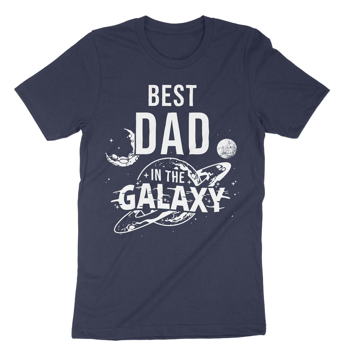 Navy Best Dad Galaxy T-Shirt#color_navy