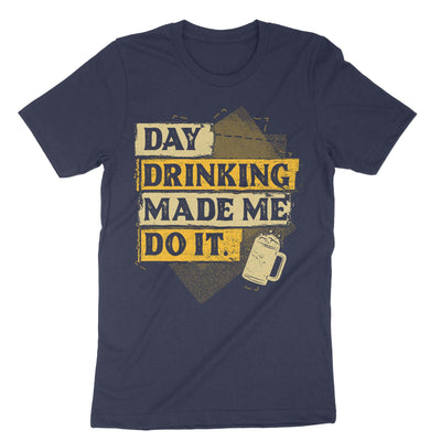 Navy Day Drinking T-Shirt#color_navy