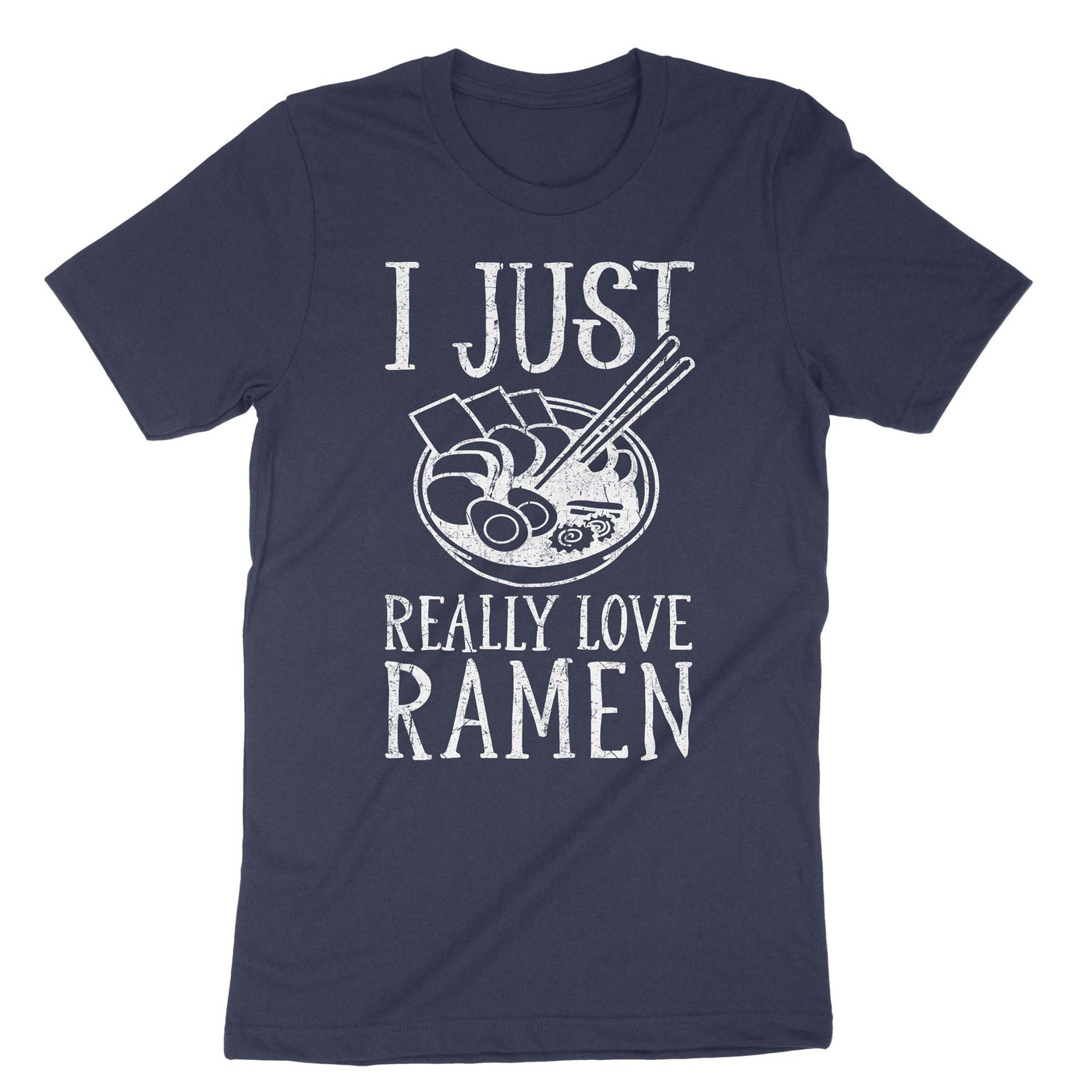 Navy I Just Really Love Ramen T-Shirt#color_navy