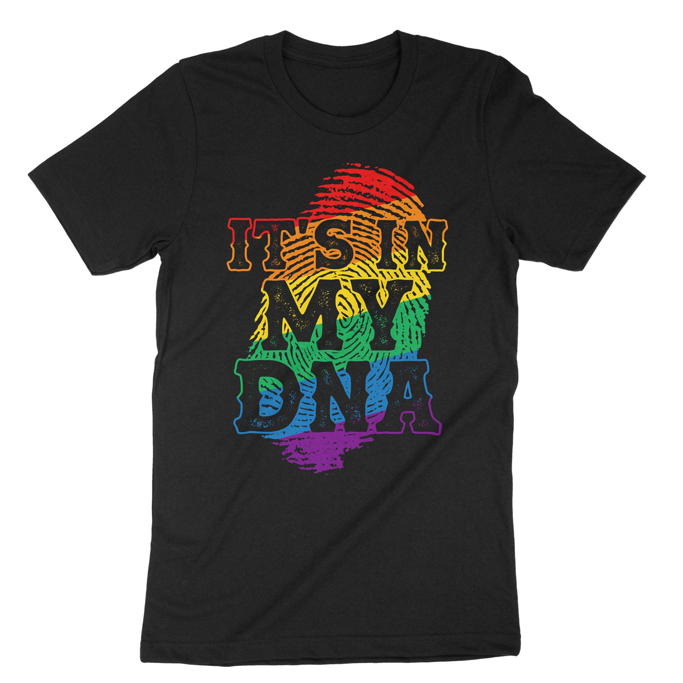 Black Lgbt My Dna T-Shirt#color_black
