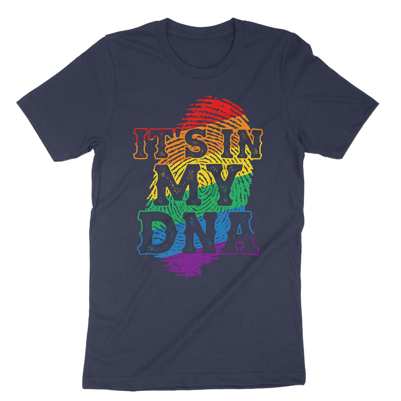 Navy Lgbt My Dna T-Shirt#color_navy