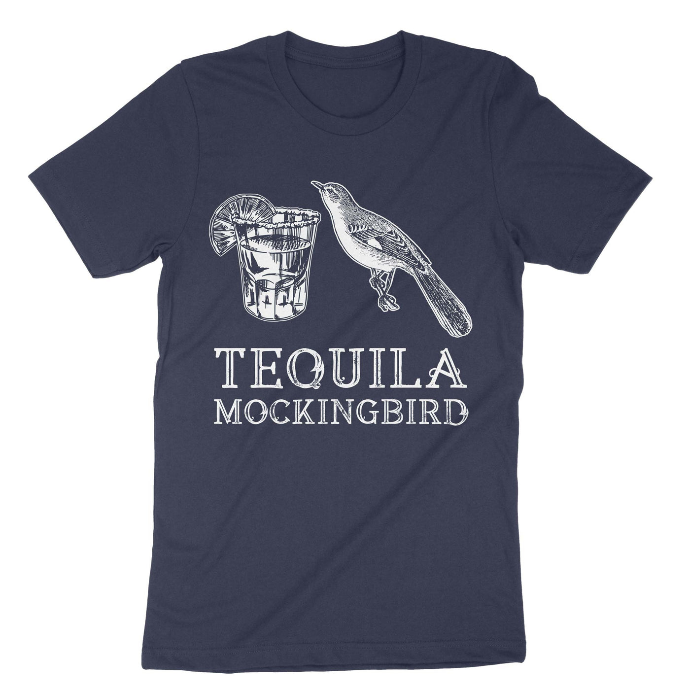 Navy Tequila Mockingbird T-Shirt#color_navy