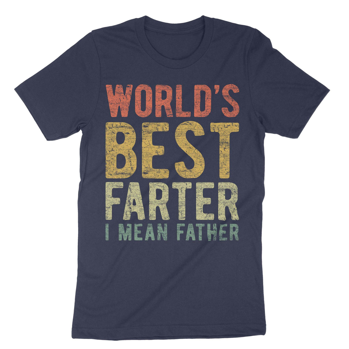 Navy World's Best Farter T-Shirt#color_navy