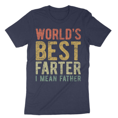 Navy World's Best Farter T-Shirt#color_navy