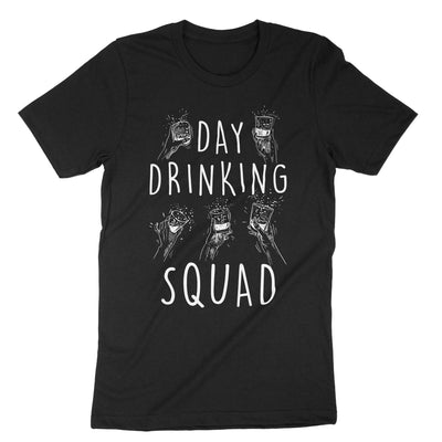 Black Day Drinking Squad T-Shirt#color_black
