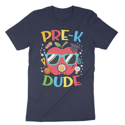 Navy Pre-k Dude T-Shirt#color_navy