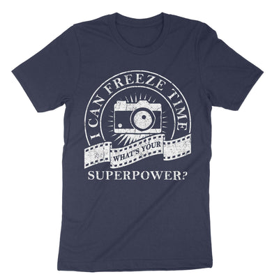 Navy I Can Freeze Time Whats Your T-Shirt#color_navy