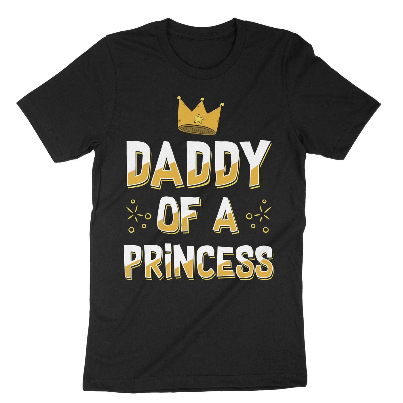 Black Daddy Of Princess T-Shirt#color_black