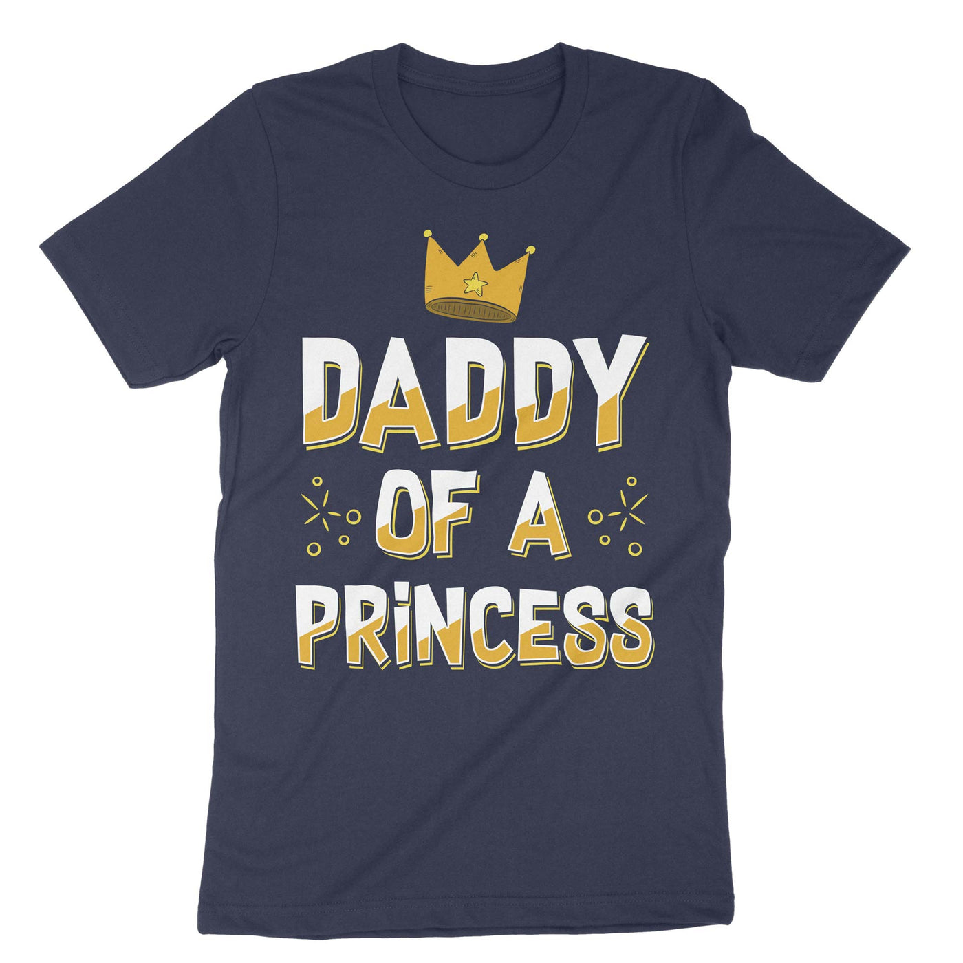 Navy Daddy Of Princess T-Shirt#color_navy