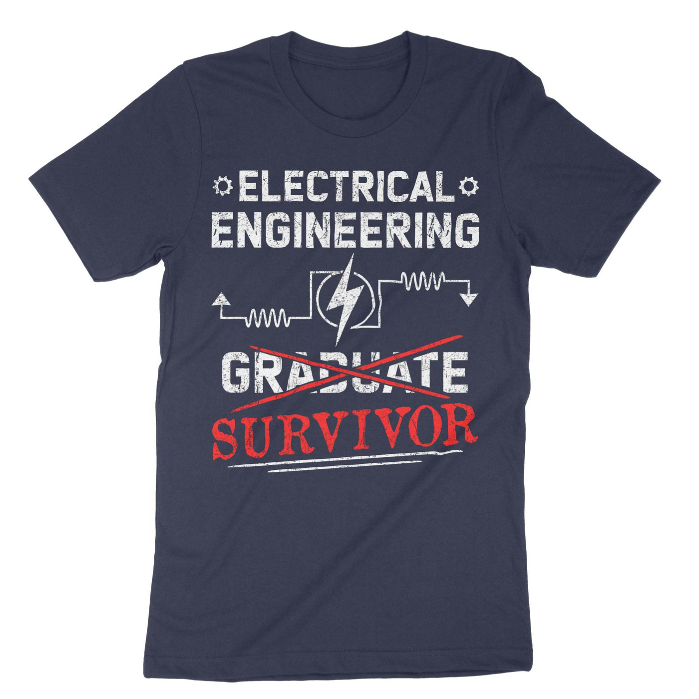 Navy Electrical Engineering Survivor T-Shirt#color_navy