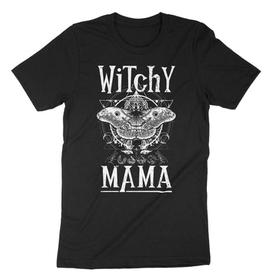 Black Witchy Mama T-Shirt#color_black