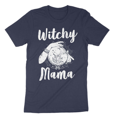 Navy Witchy Mama T-Shirt#color_navy