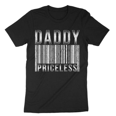 Black Daddy Priceless T-Shirt#color_black